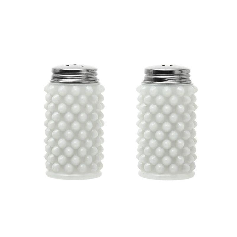 Milk Glass Salt & Pepper Set