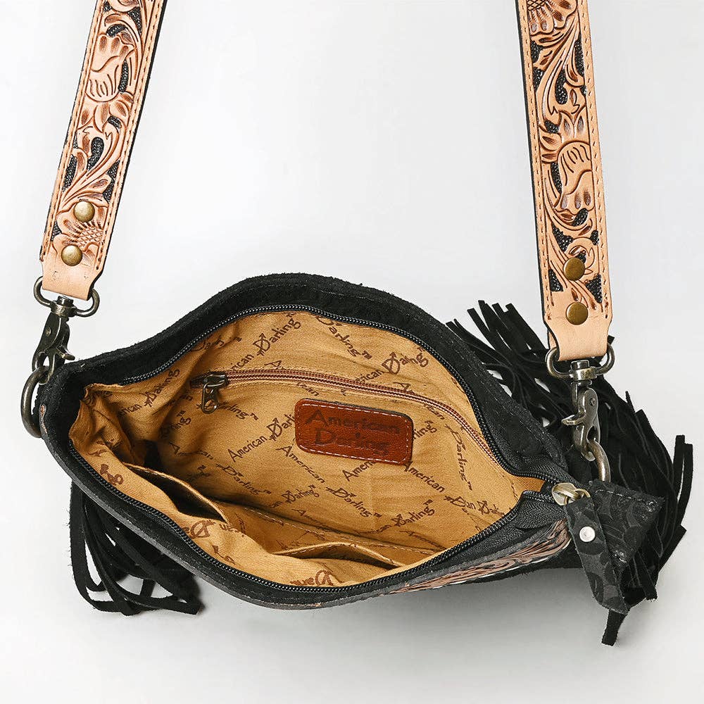 Messenger Genuine Western Leather Women Bag Freda: ADBGS192DM1F