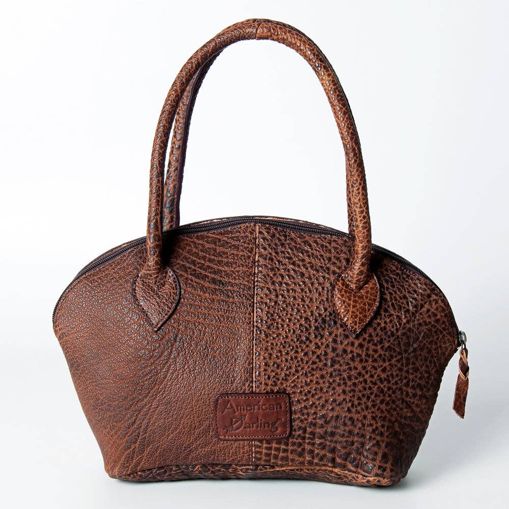 American Darling Floral Tooled Leather Satchel