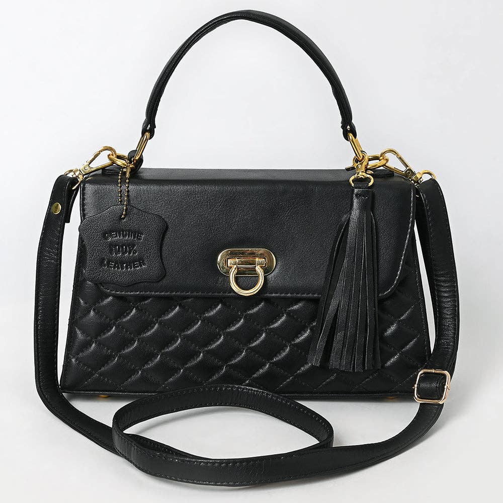 Western Cross Body Genuine Leather Handbag Purse Wallet Bag