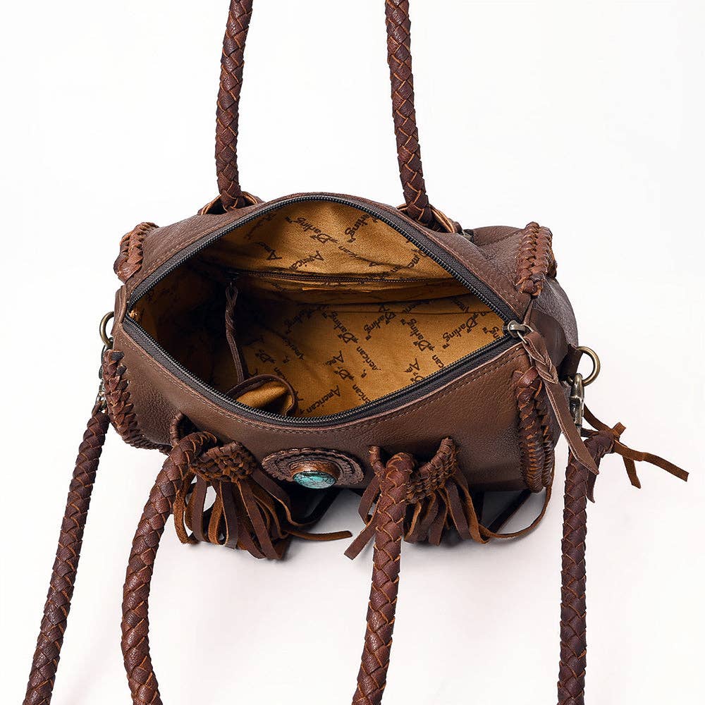 Duffel Genuine Western Leather Women Bag: ADBGM270B