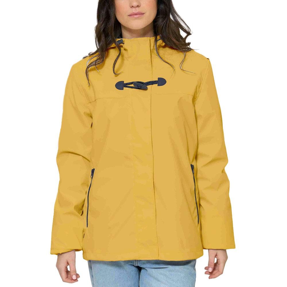 Nautical Raincoat With Toggle Fleece Lining