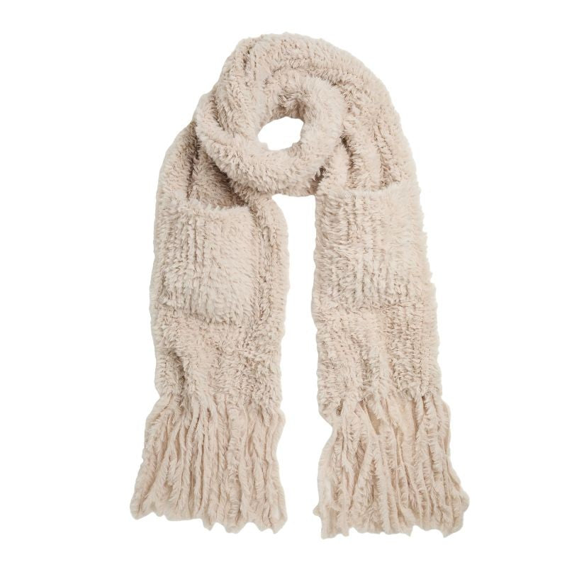 Verity Oblong Pocket Scarf - Tan