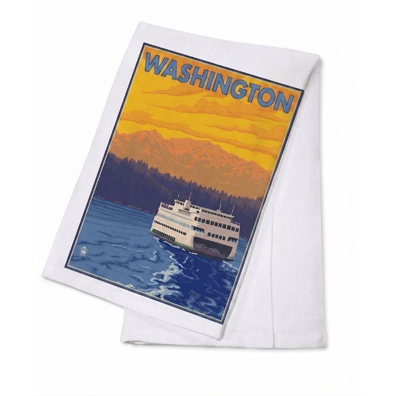 LP Towel - Ferry & Mountains