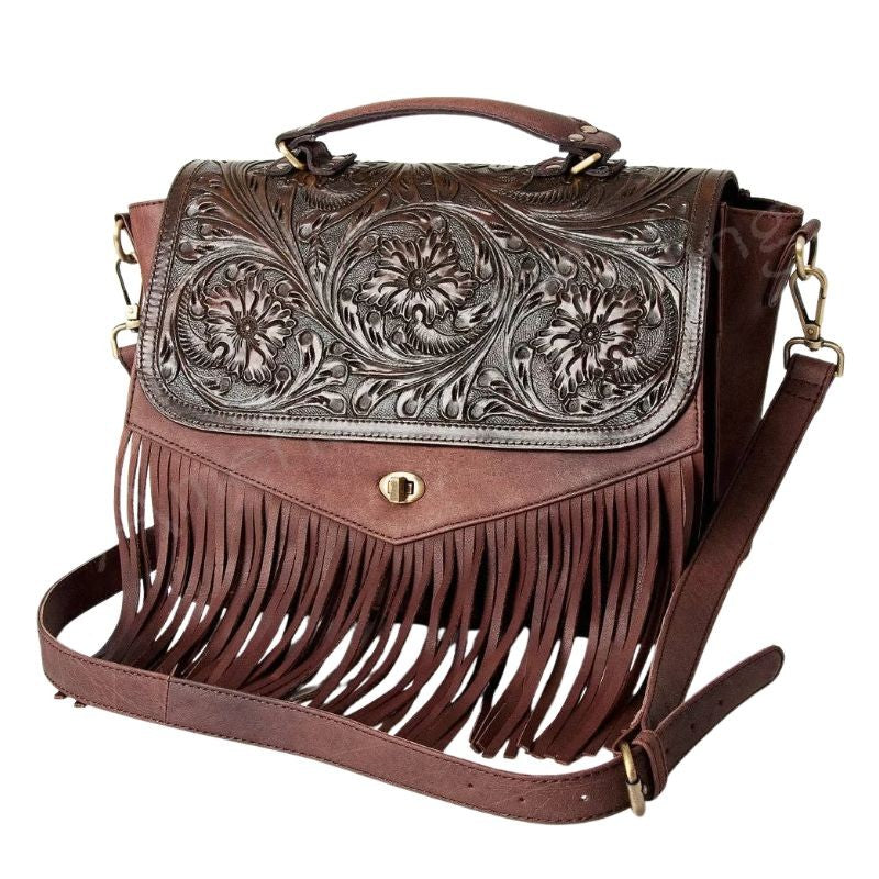 LC-ADBGI158 Crossbody Genuine Western Leather Women Bag