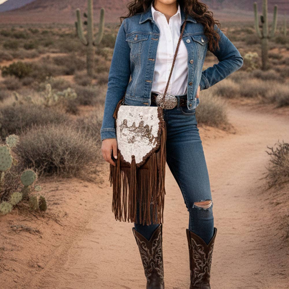 ADBGM620 Crossbody Genuine Western Leather Women Bag: ADBGM620