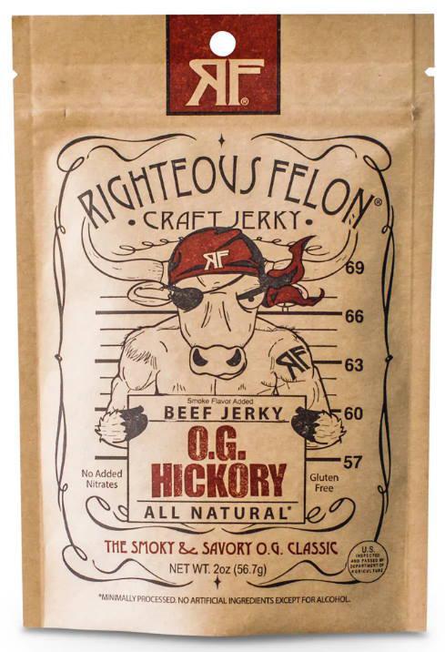 Righteous Felon Jerky - OG Hickory