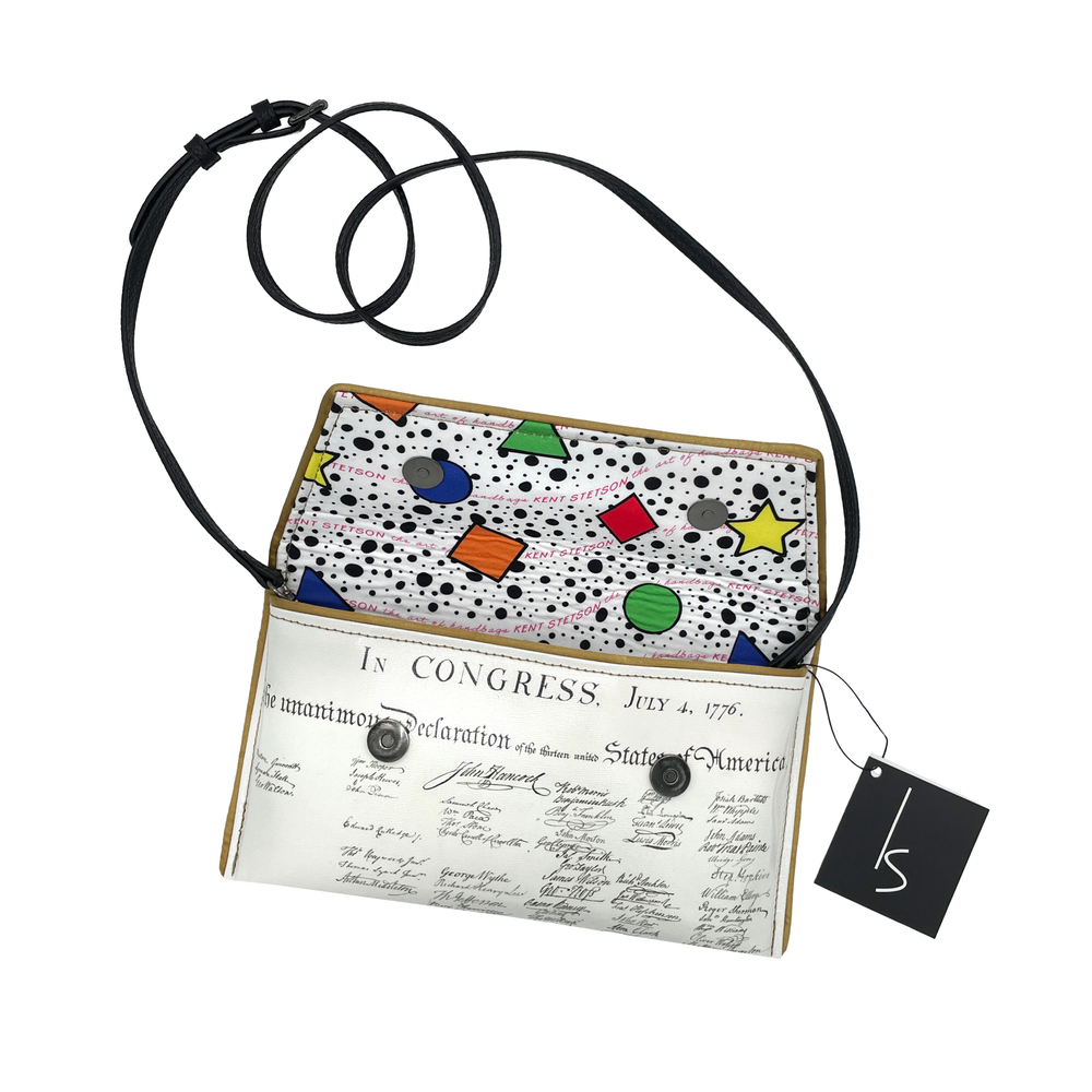 Kent Stetson Handbags - Semiquincentennial Deluxe Crossbody Clutch Bag - Made in USA