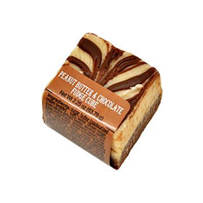 Spokandy Fudge Cube - Peanut Butter Chocolate
