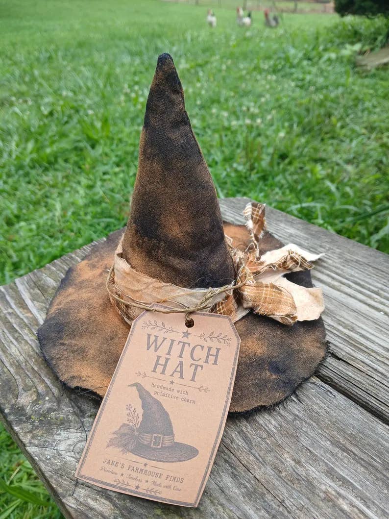 Witch Hat Decor Centerpiece Halloween Farmhouse Decorations