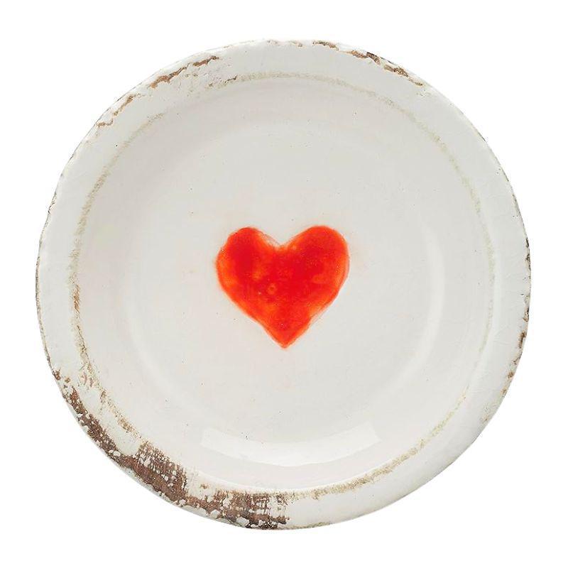 DA1787 terracotta heart dish