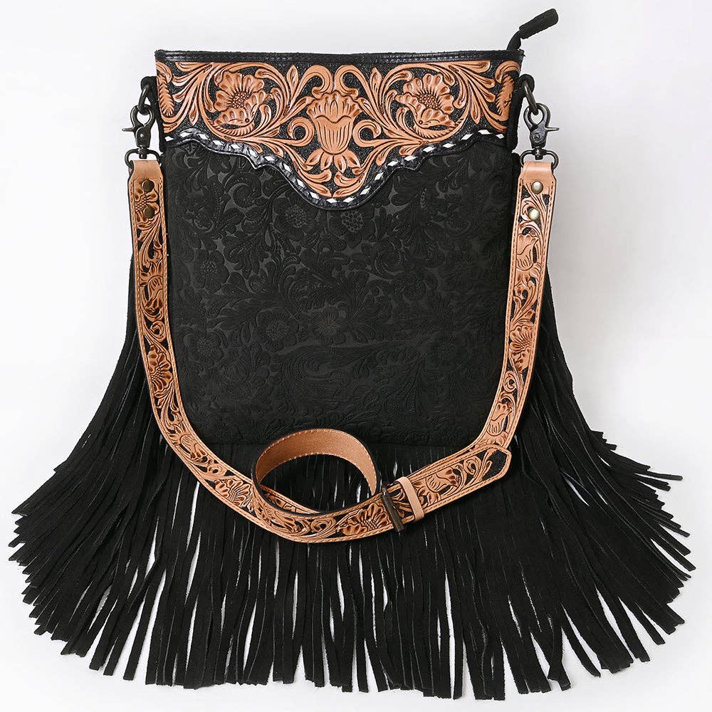 Messenger Genuine Western Leather Women Bag Freda: ADBGS192DM1F