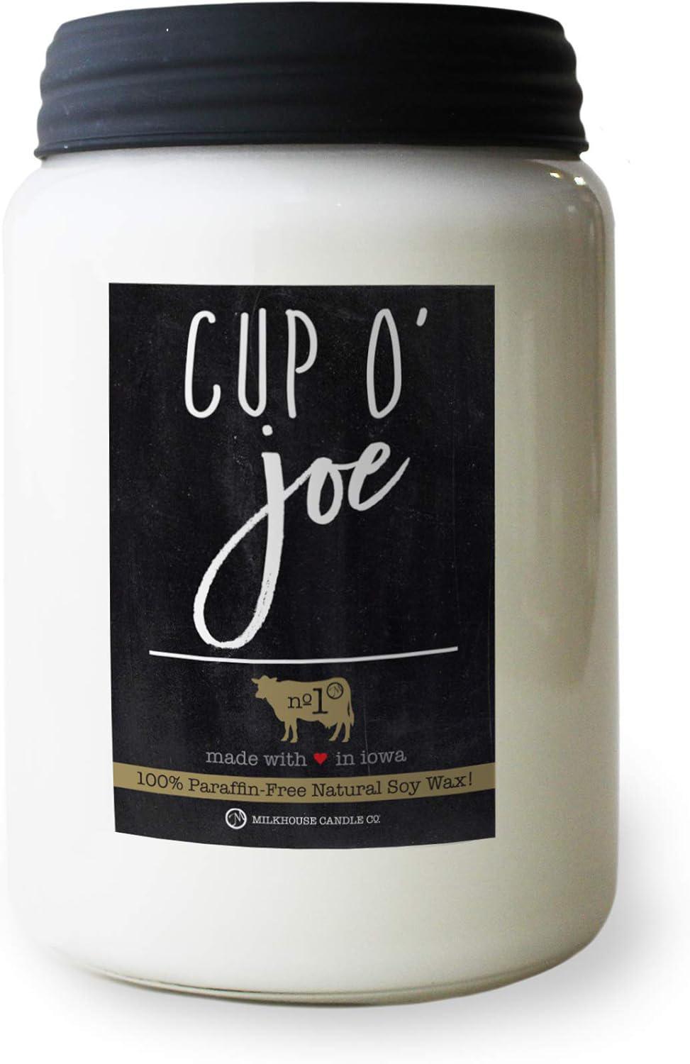 Farmhouse Cup O' Joe Candle - Apothecary Jar 26oz