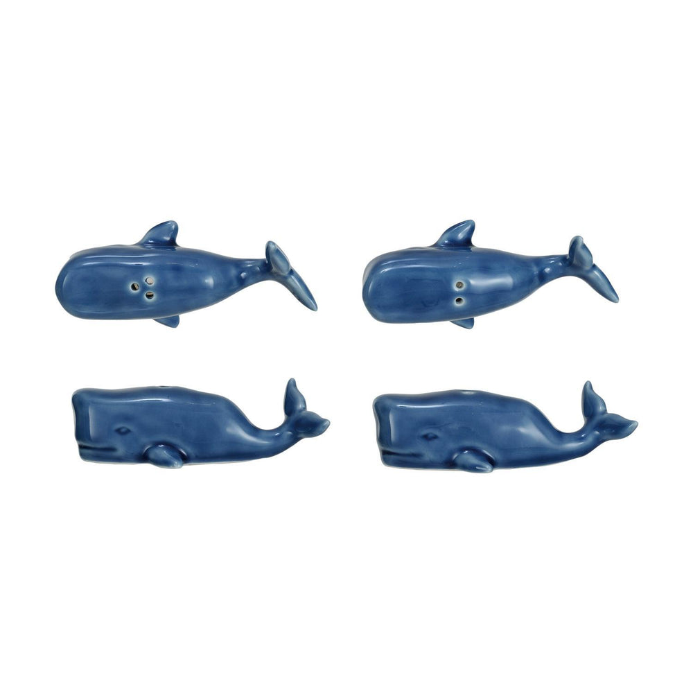DF8834 Whale Salt & Pepper Shakers S/2