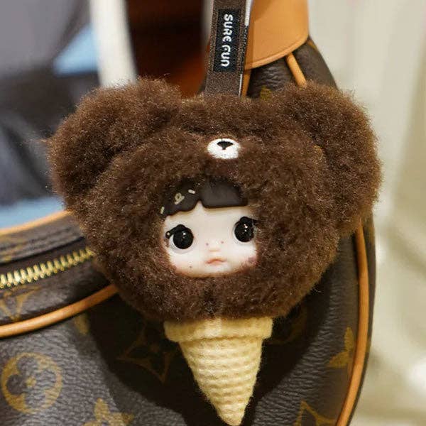 Nommi 100% Sweetness Series Kawaii Plush Doll Keychain Blind Box (1pc)