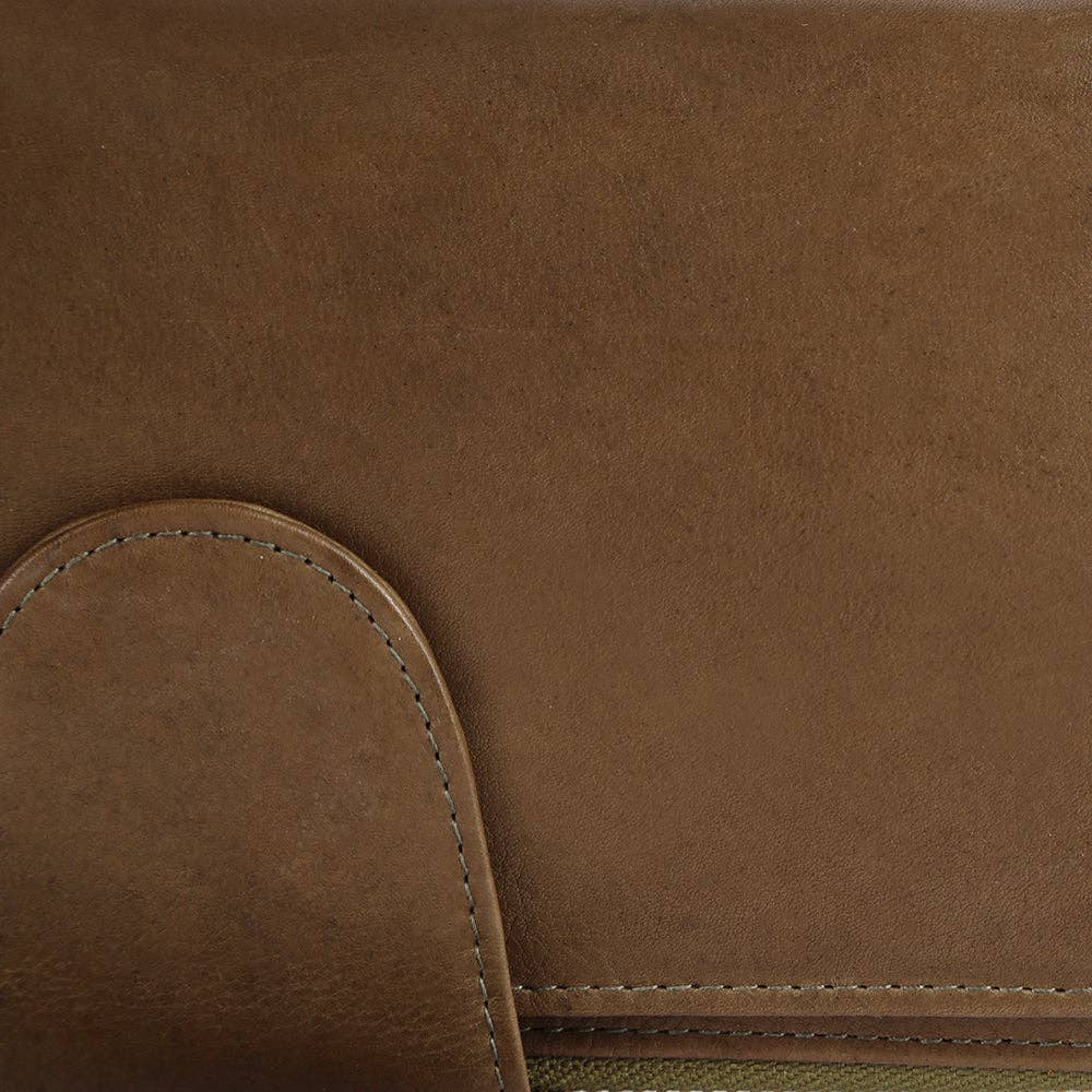 American Darling Leather Wristlet Wallet – Brown