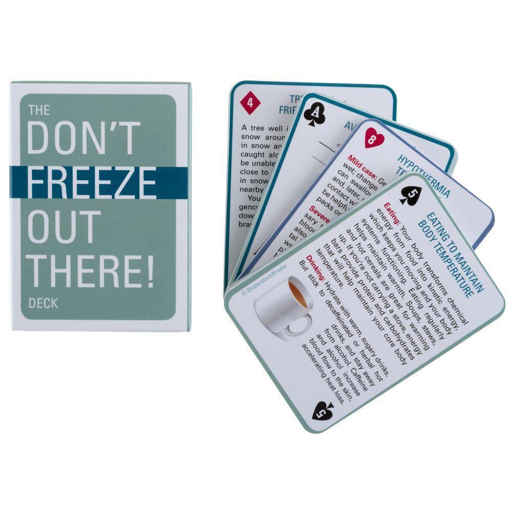 Don't Freeze Out There card deck