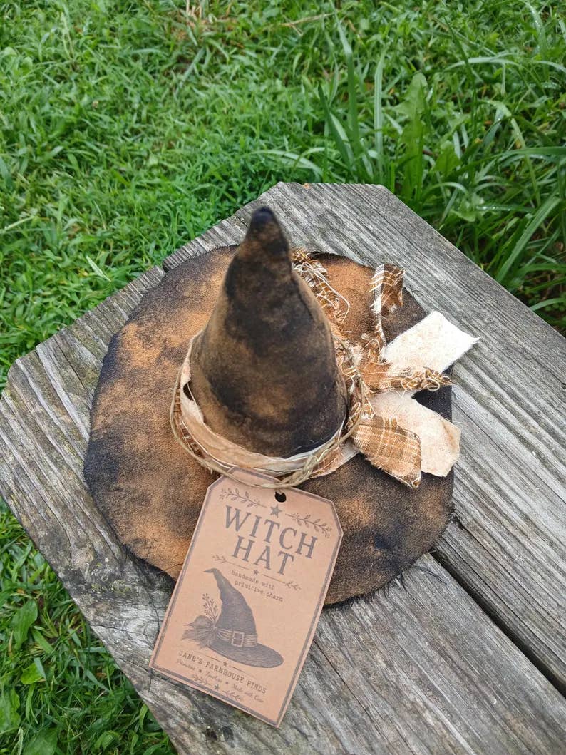 Witch Hat Decor Centerpiece Halloween Farmhouse Decorations
