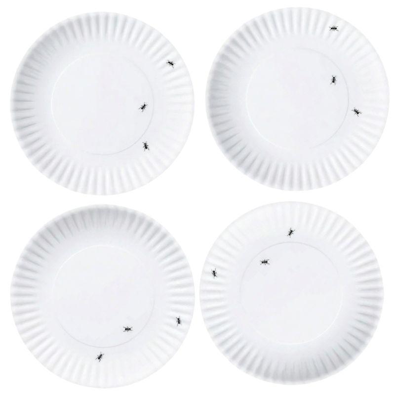 Melamine Ants Plate/set of 4 ME0036
