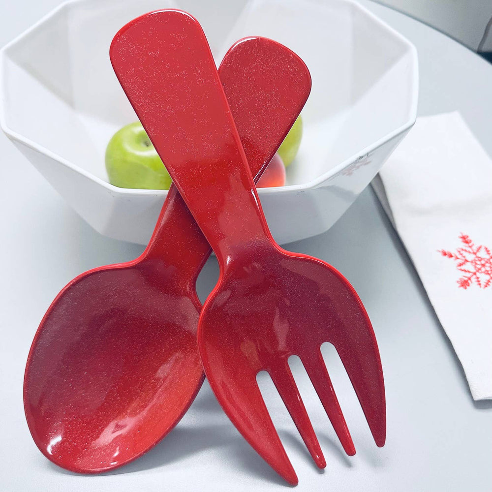 2-Piece Twinkle Dust Melamine Salad Server