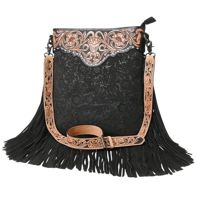Messenger Genuine Western Leather Women Bag Freda: ADBGS192DM1F