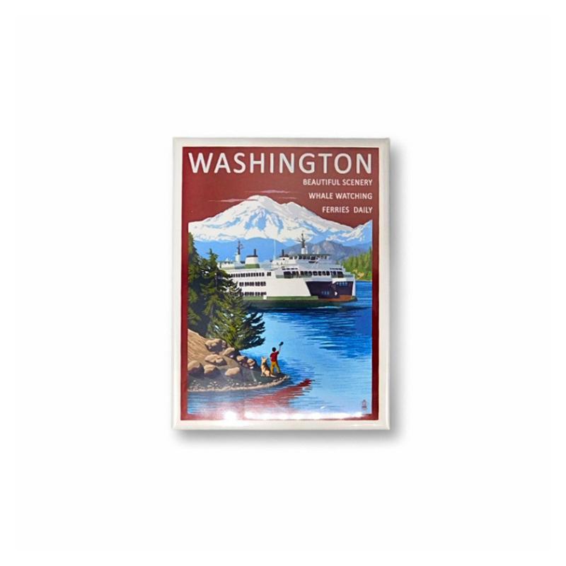 LP magnets - WA - Ferry Scene