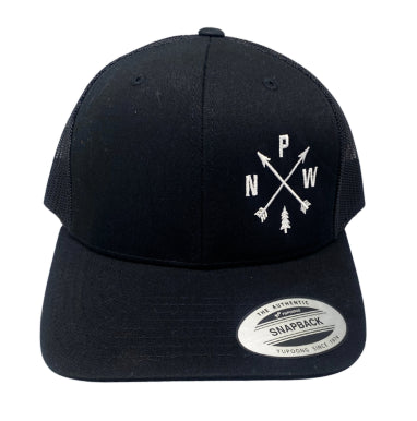 0178ES PNW CBT BLK Arrows T Cap - Black
