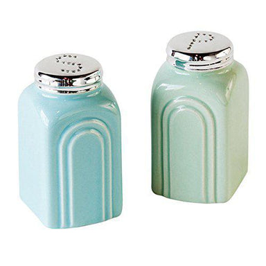 Pastel Retro Salt & Pepper Shaker Set - HY0080 - Port Gamble General Store & Cafe