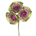Purple & Cream Cabbage Bouquet – 12” Faux Floral Arrangement - Port Gamble General Store & Cafe
