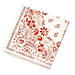 red bandana design napkin package