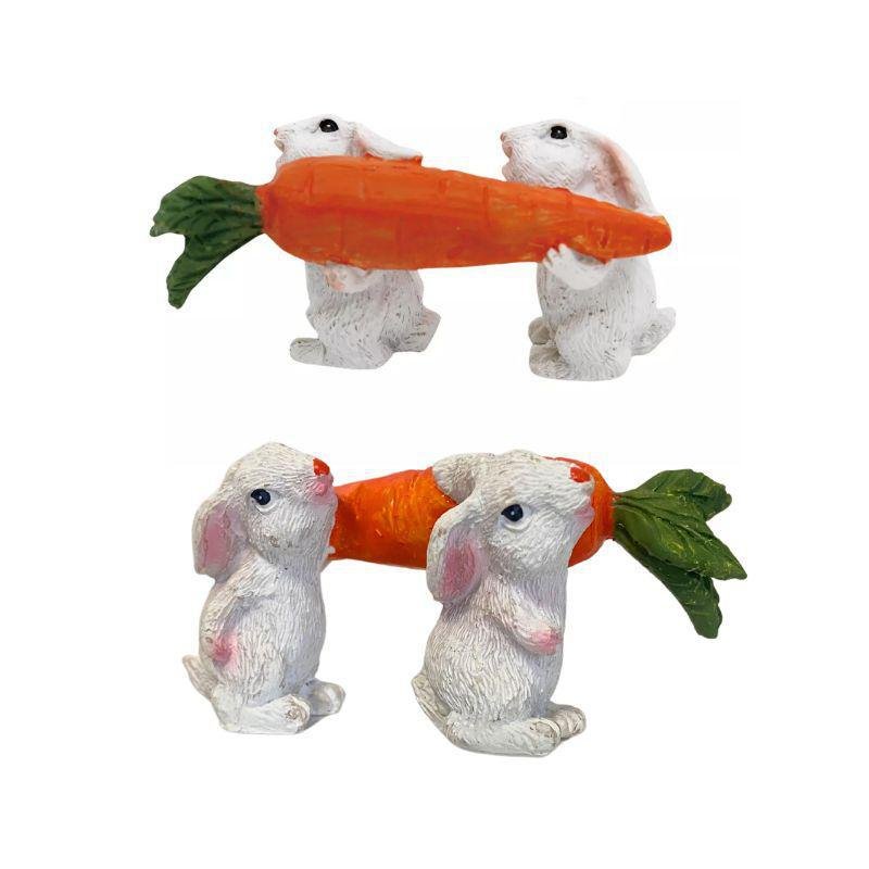 Resin Bunnies w/ Carrot - Port Gamble General Store & Cafe