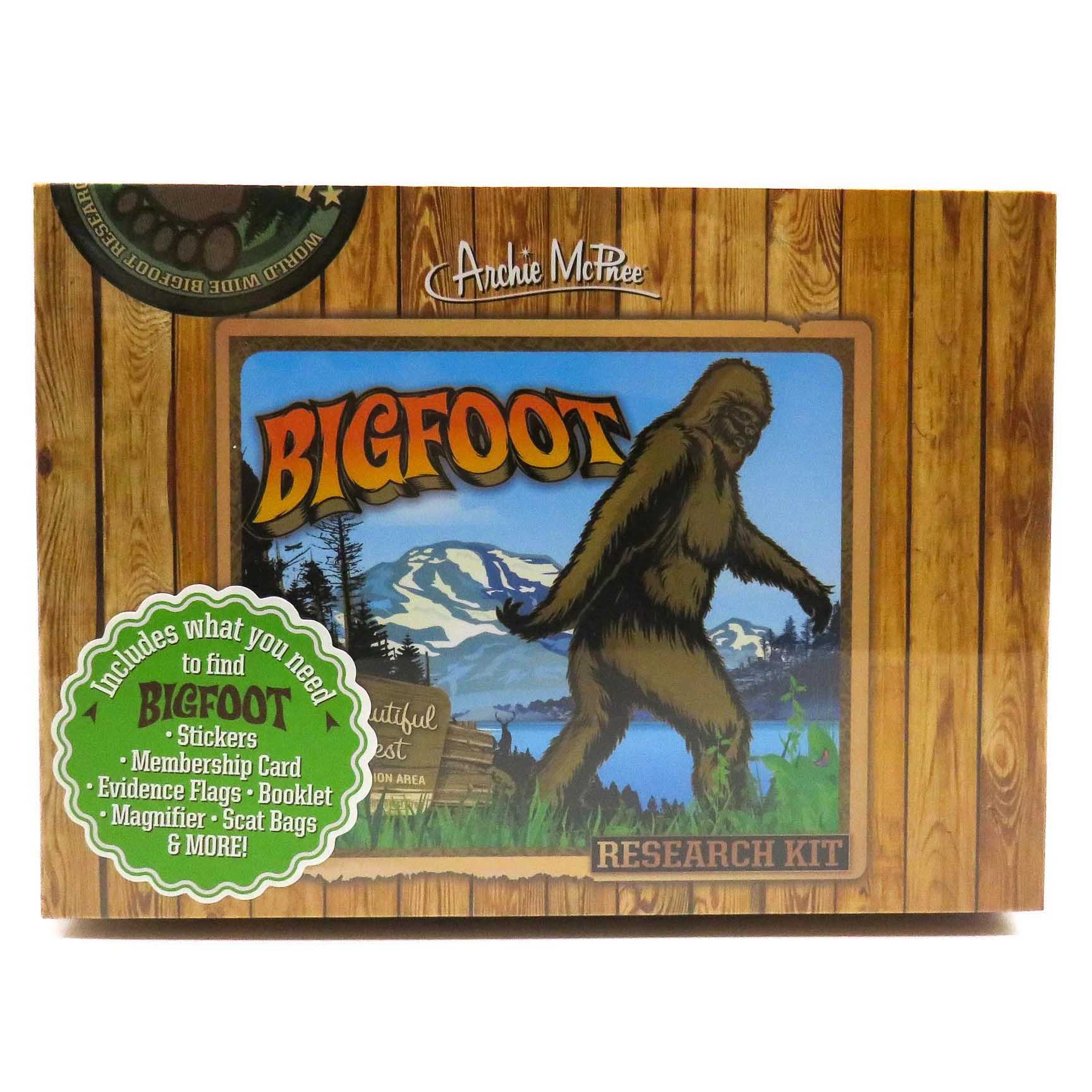 Bigfoot research kit box.