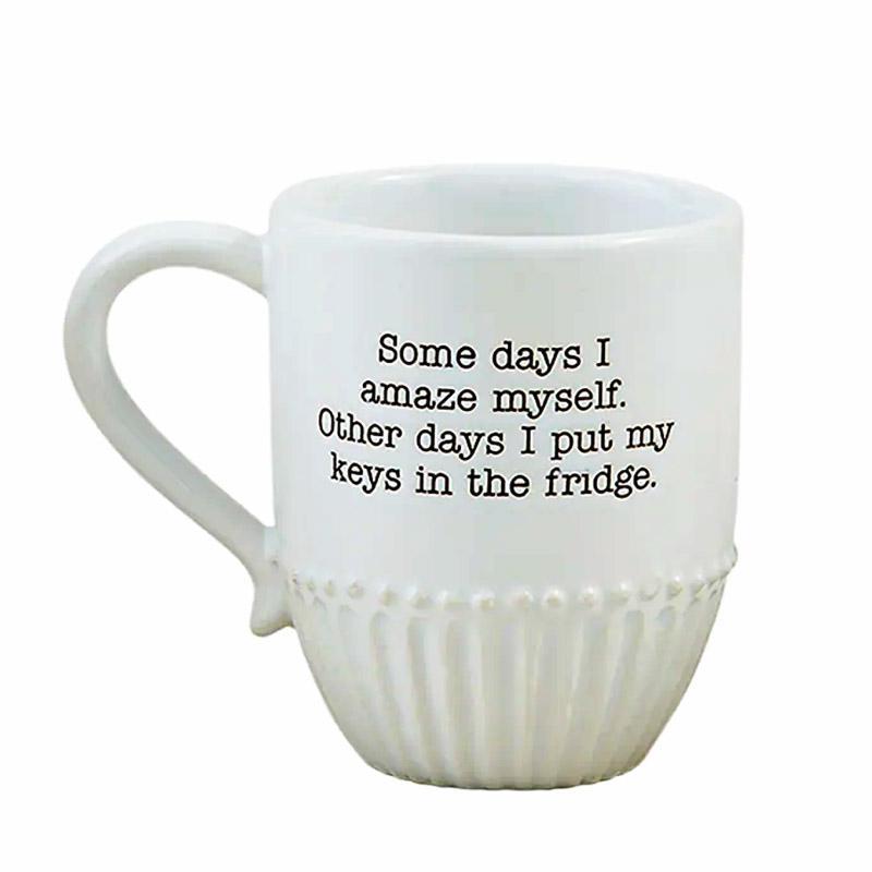 some days I amaze myself - Ceramic Mug 