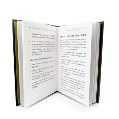 Stuff every groom should know by Eric San Juan book's middle pages.