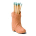 Terracotta Cowboy Boot Match Holder W/ Matches - Port Gamble General Store & Cafe
