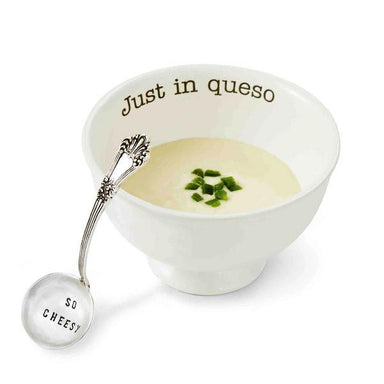 ust in Queso Dip Bowl Set - Add a Dash of Cheesy Fun!