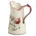 Christmas Santa Scene Pitcher – 60oz Stoneware Holiday Serveware