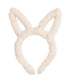 white bunny ear headband 