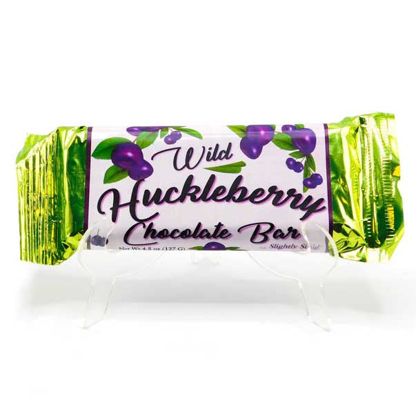 wild huckleberry chocolate bar