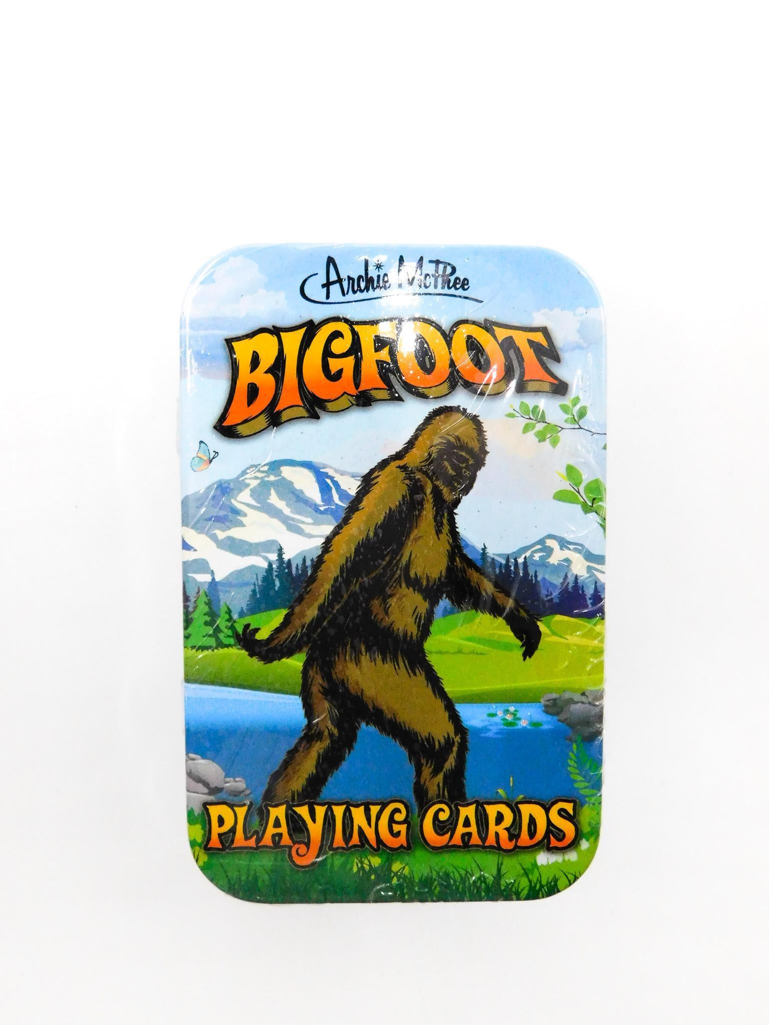 bigfoot playing cards (archie Mcphee)