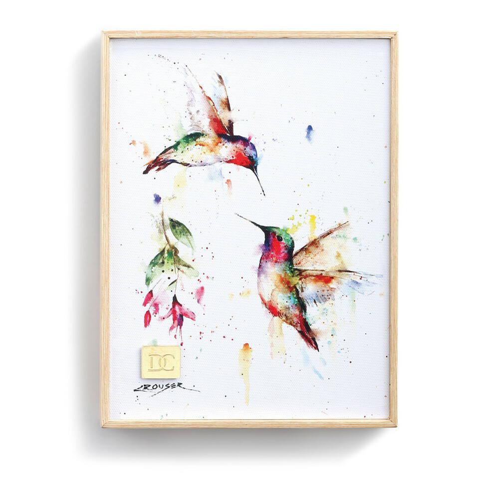 Summer Hummingbirds Framed Art