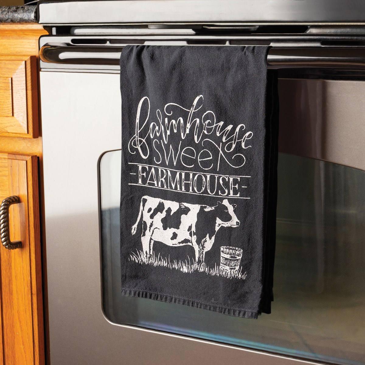 "Farmhouse Sweet Farmhouse" Tea Towel - 112932 - Port Gamble General Store & Cafe