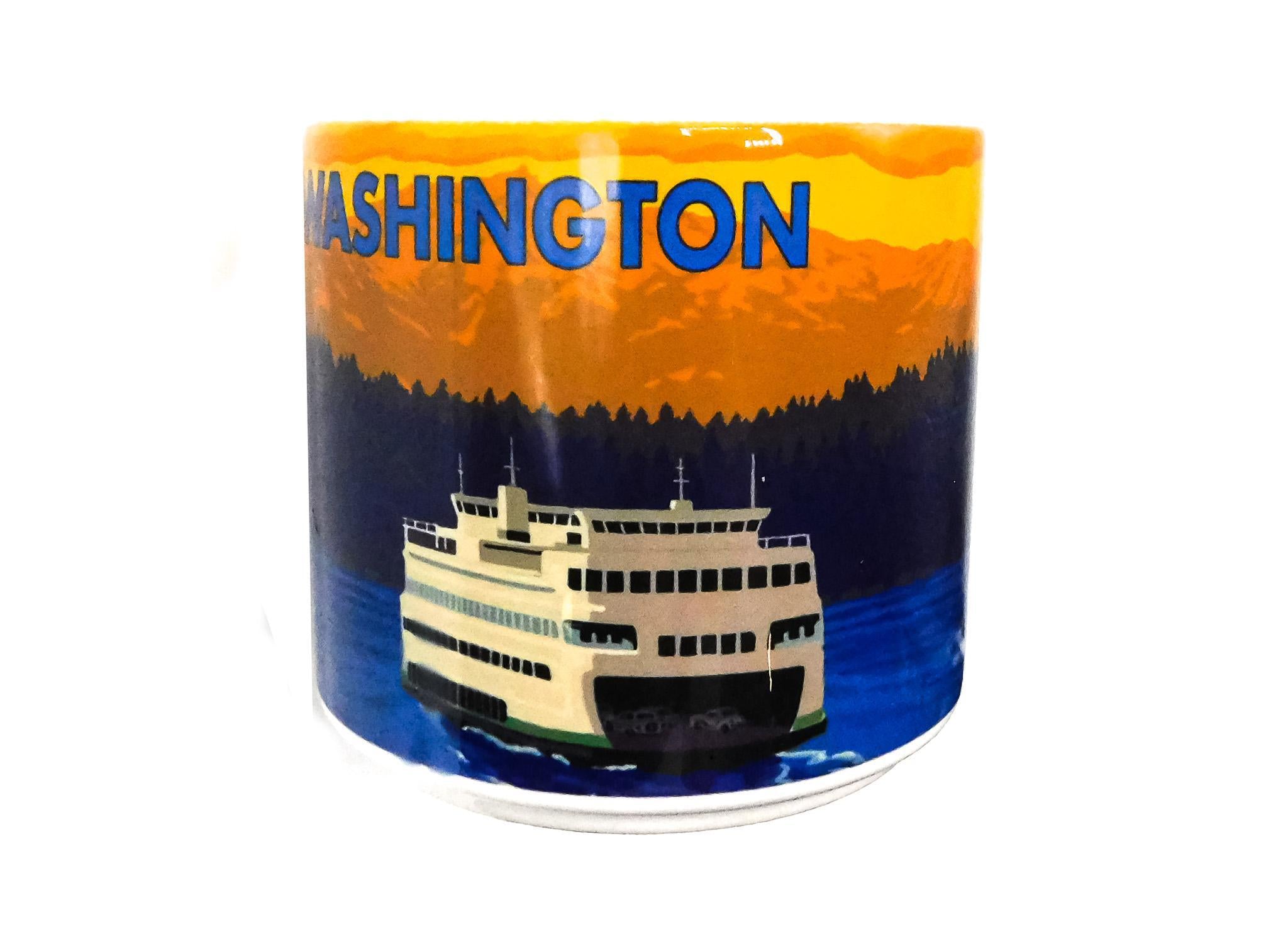 Cute Ferry Mug - Stylish and Unique Pacific Northwest Inspired Design