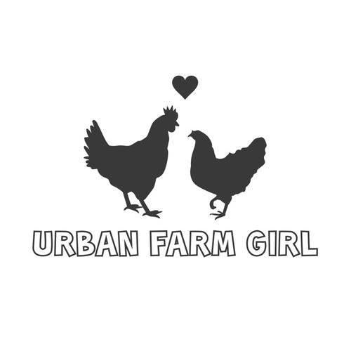 "Urban Farm Girl" Tea Towel