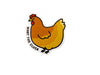 what the cluck sticker